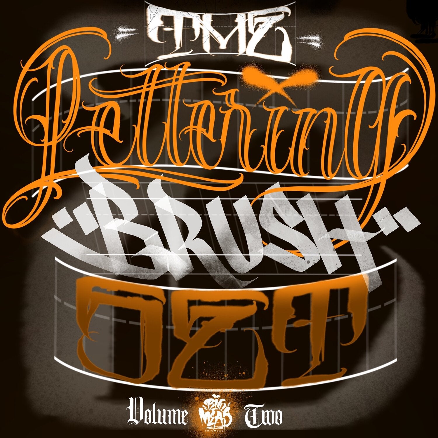 The Lettering Brush Set, VOLUME TWO – BIG MEAS