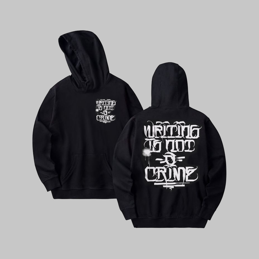 Writing is not a crime Hoodie